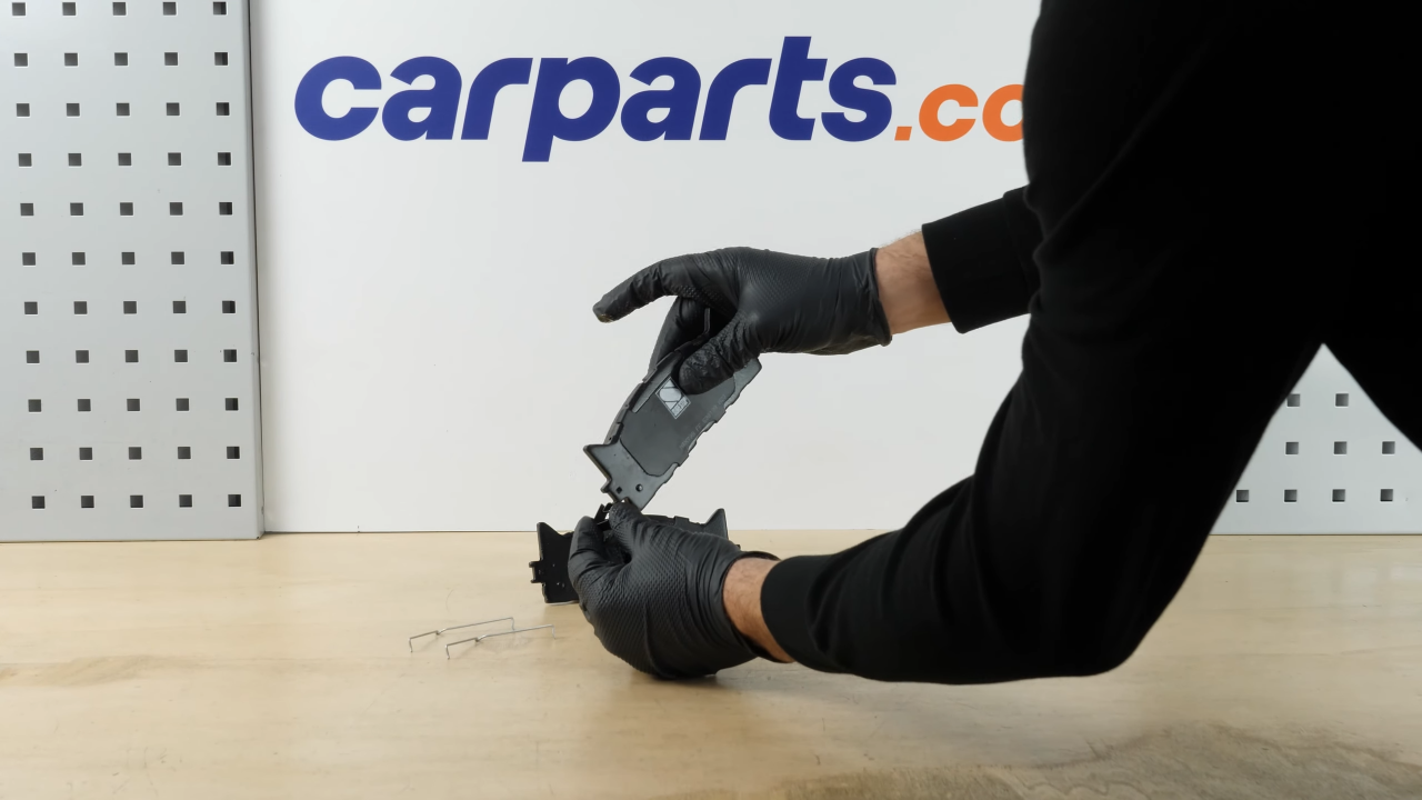 Place the new brake pads