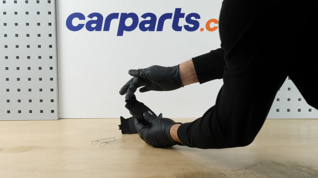 Place the new brake pads
