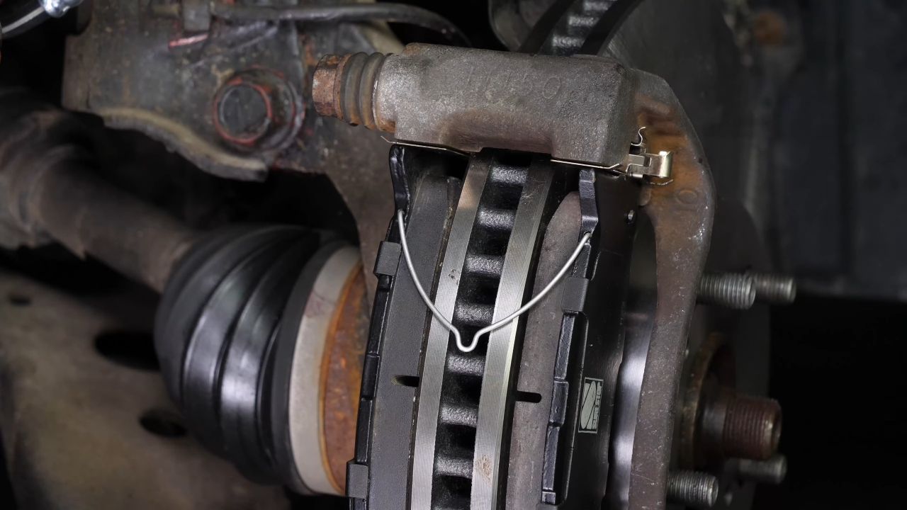 Place the new brake pads