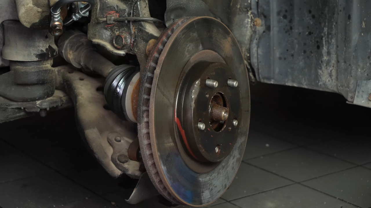 Remove the brake disc