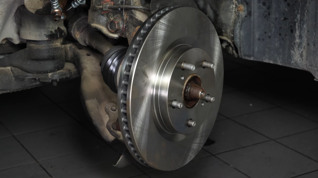 Install the new brake disc