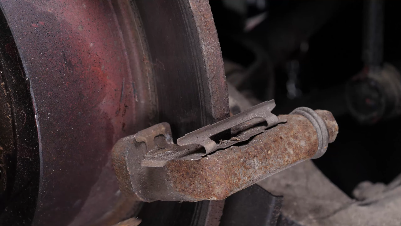Remove the brake pads