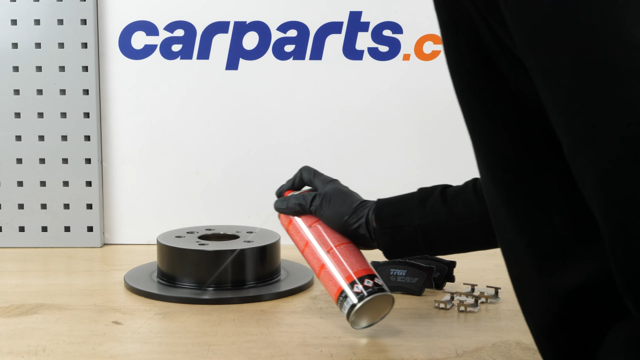 Prepare the new brake disc