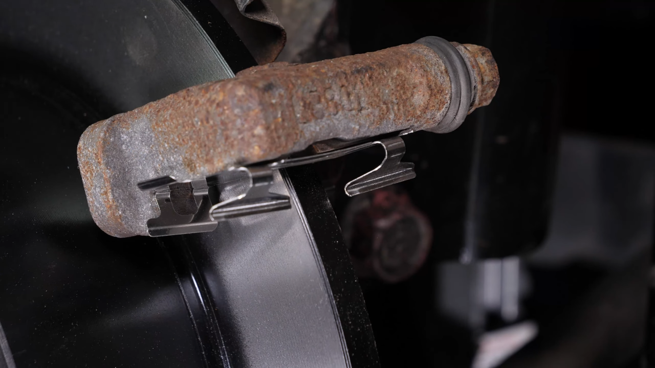 Place the new brake pads
