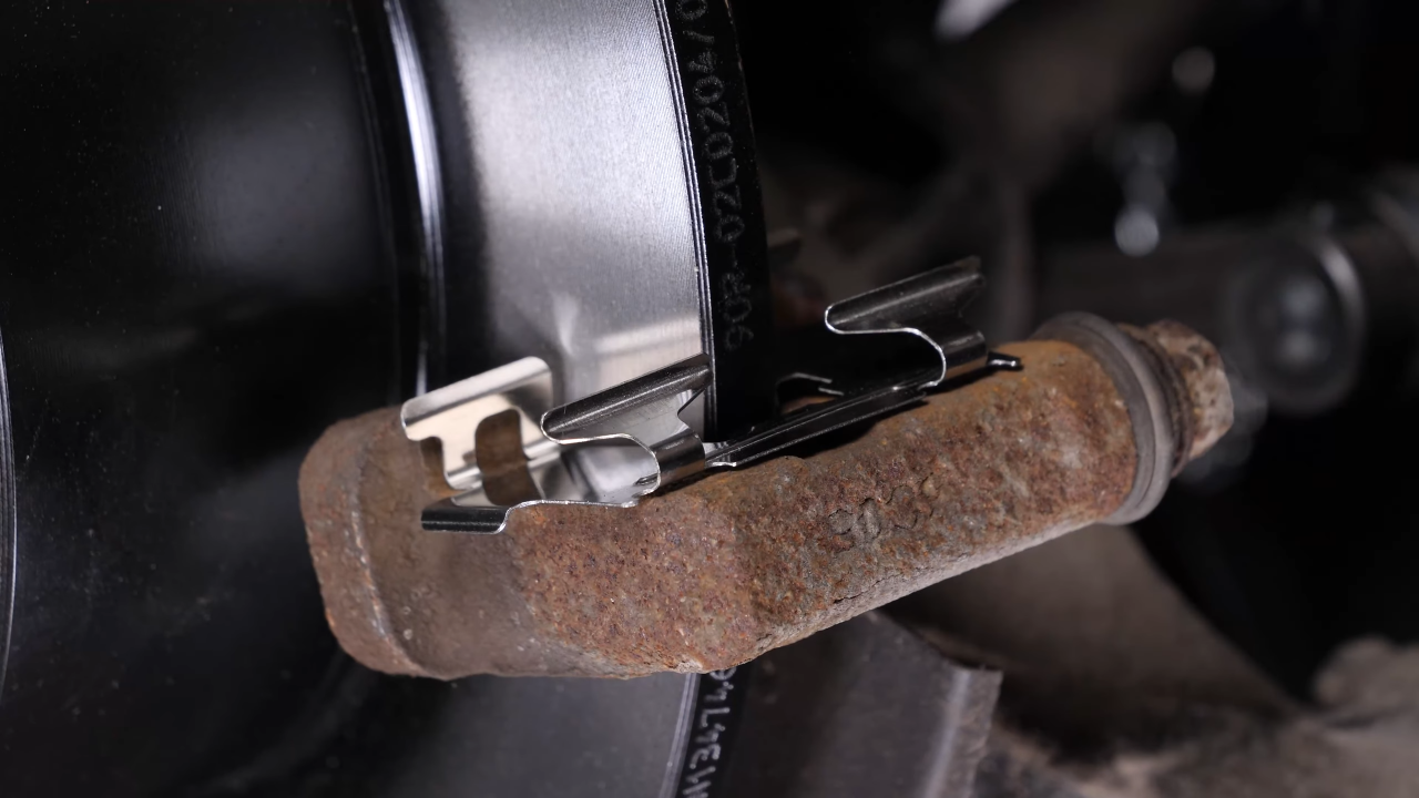 Place the new brake pads