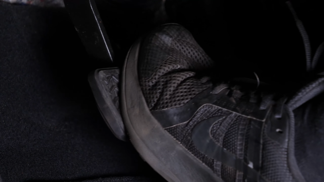 Pump the brake pedal