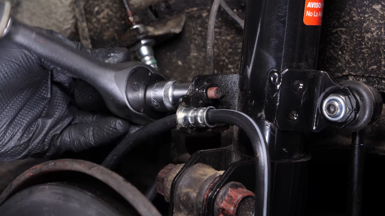 Reinstall the hose