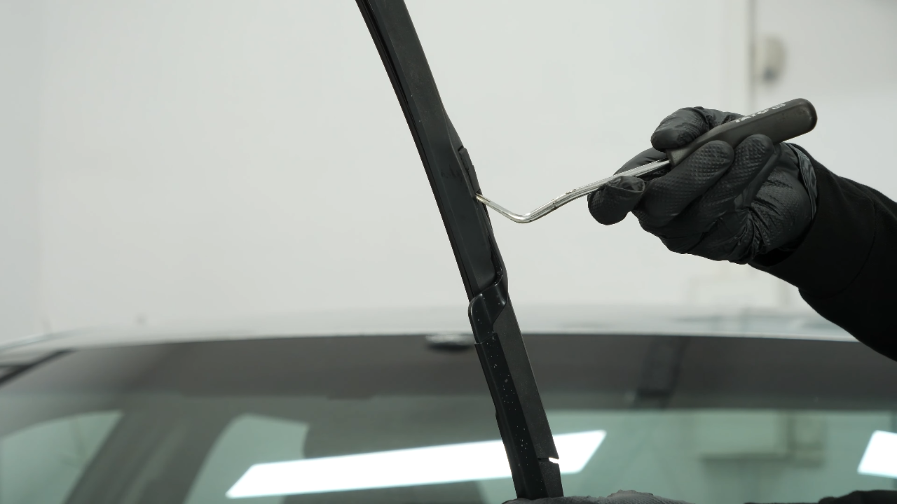 Remove the front windshield wipers