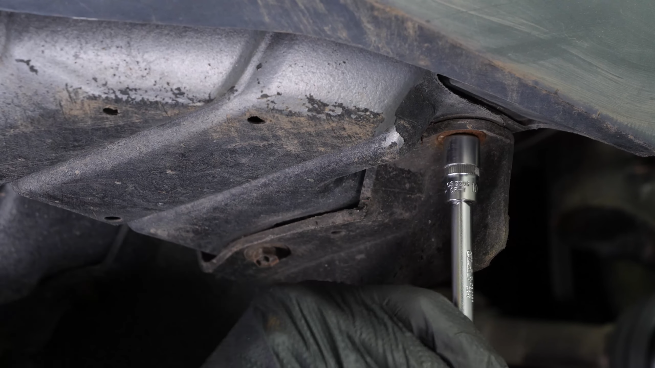 Acces the turn signal bulbs