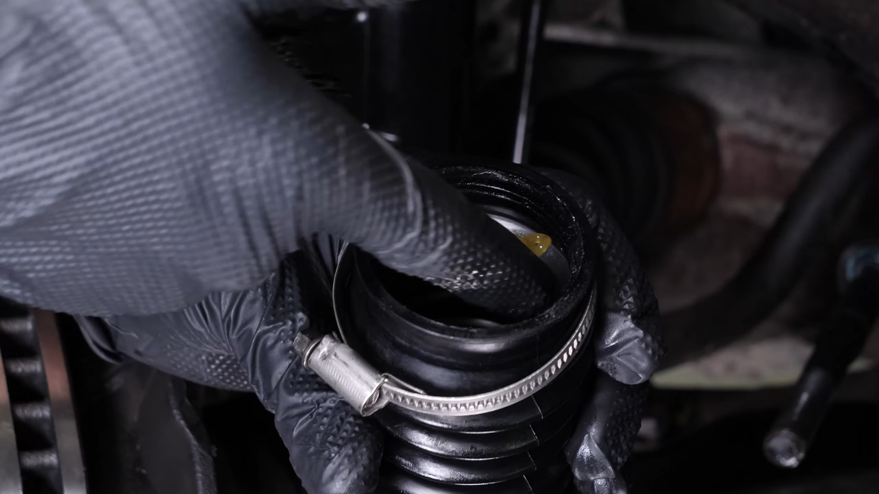 Install the protective sleeve