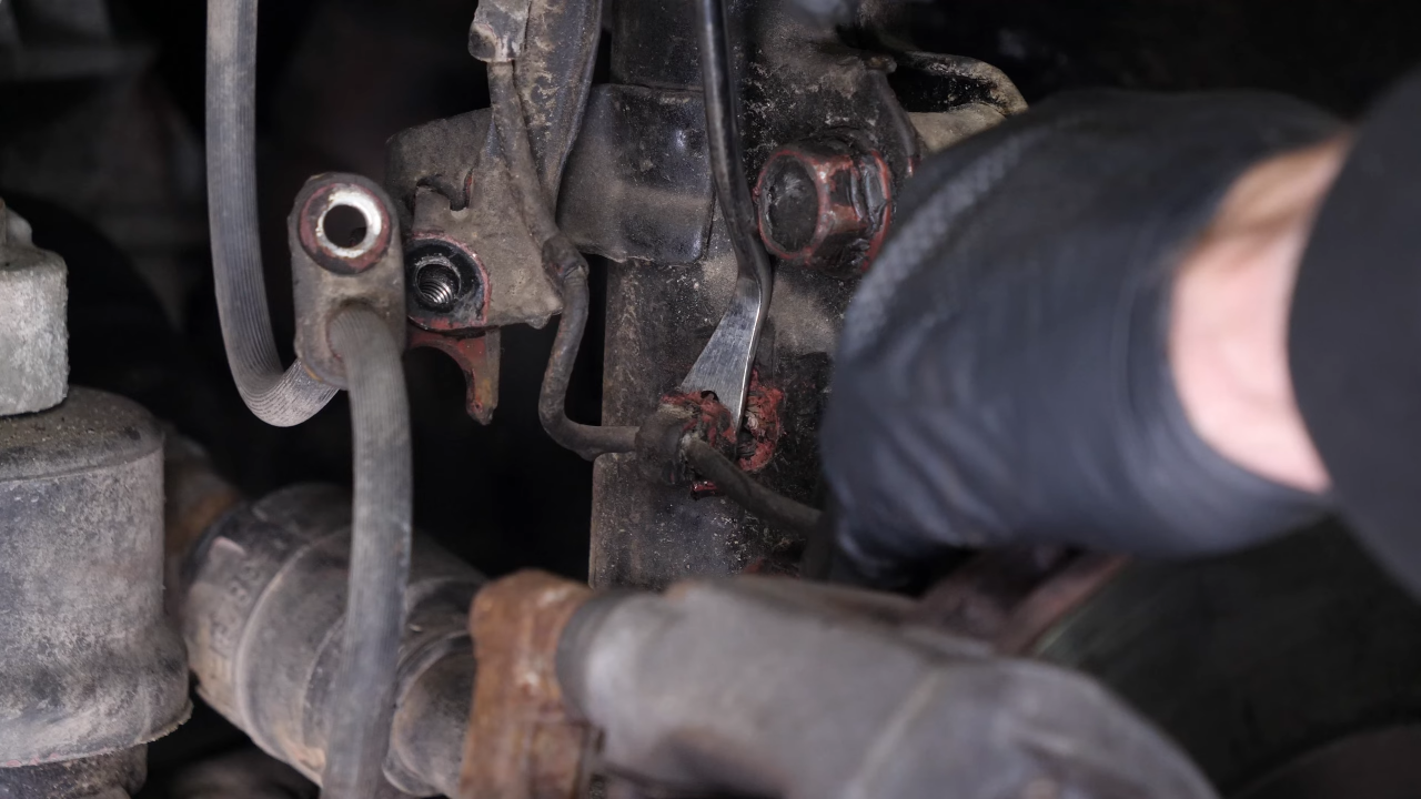 Remove various hoses