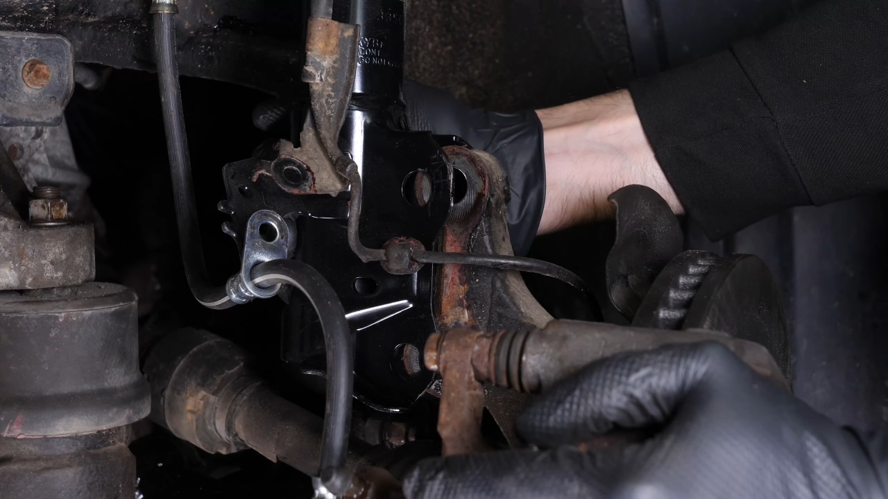 Install the new strut