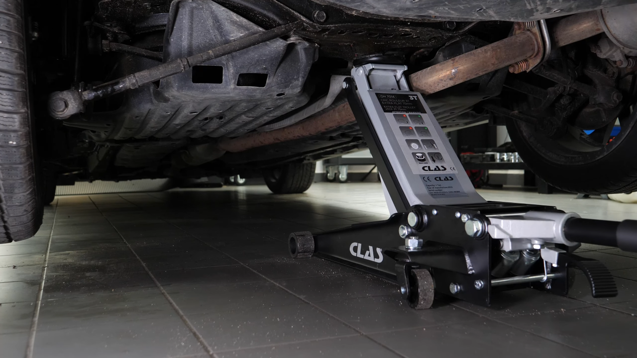 Put the vehicle back on the ground