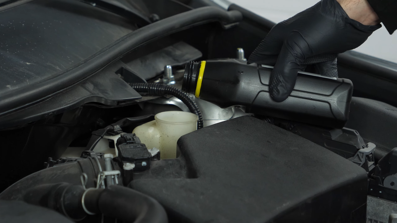 Renew the brake fluid