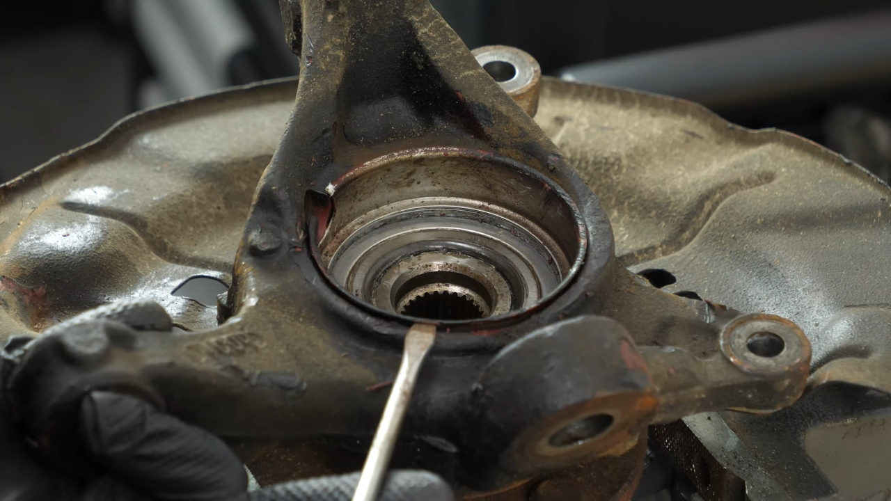 Remove the bearing