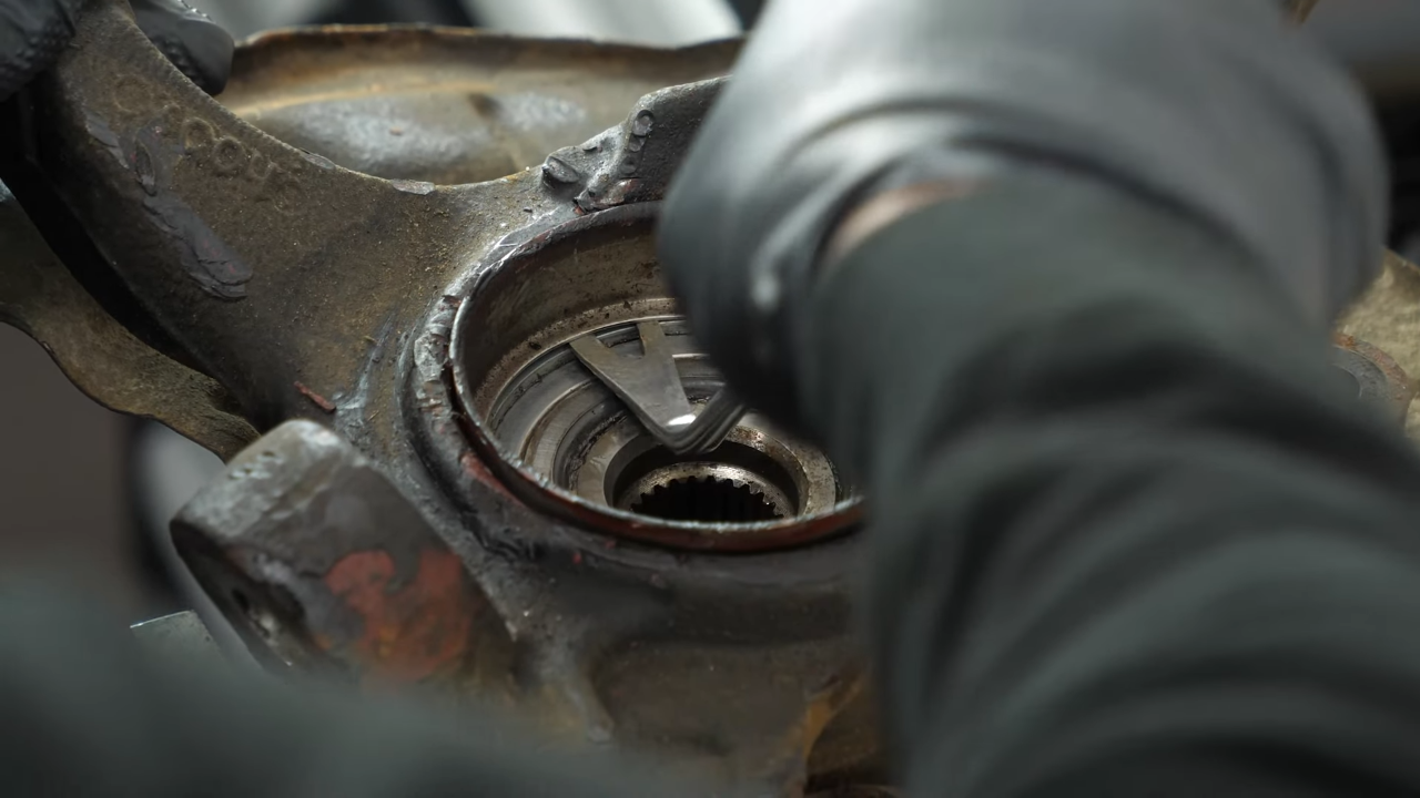 Remove the bearing