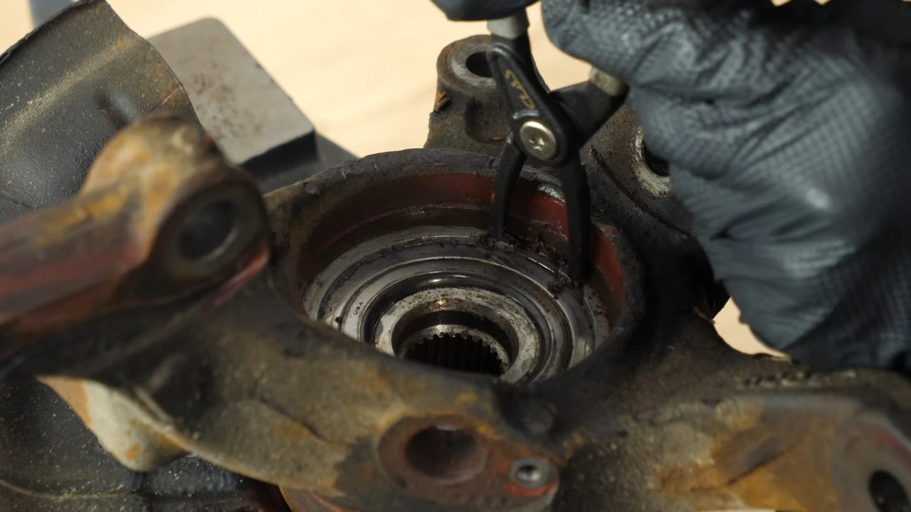 Remove the bearing