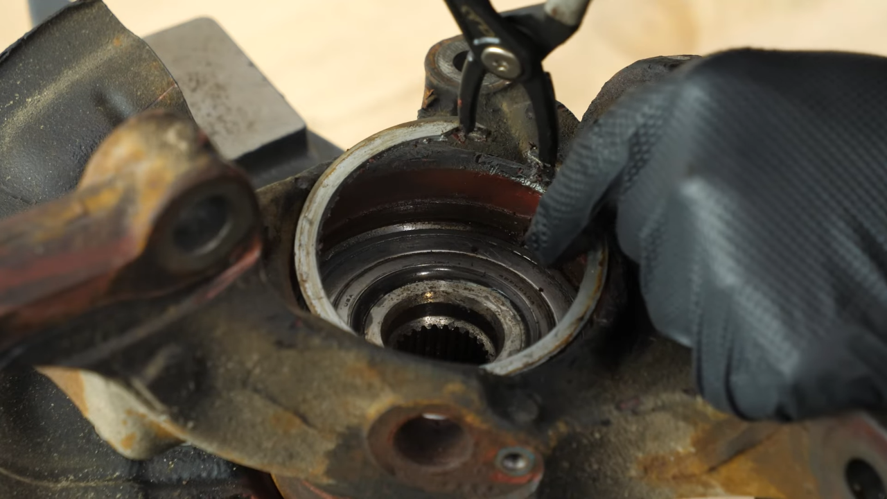 Remove the bearing
