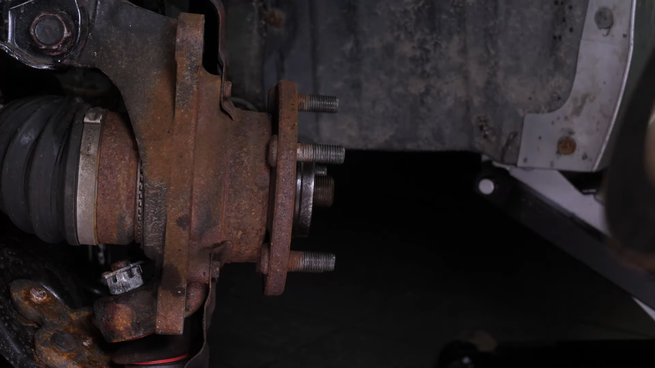 Remove the caliper assembly
