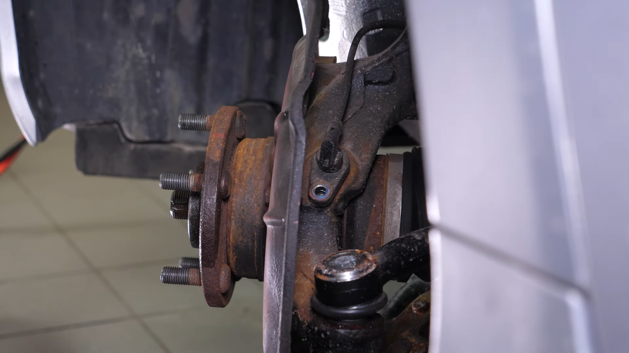 Remove the ABS sensor