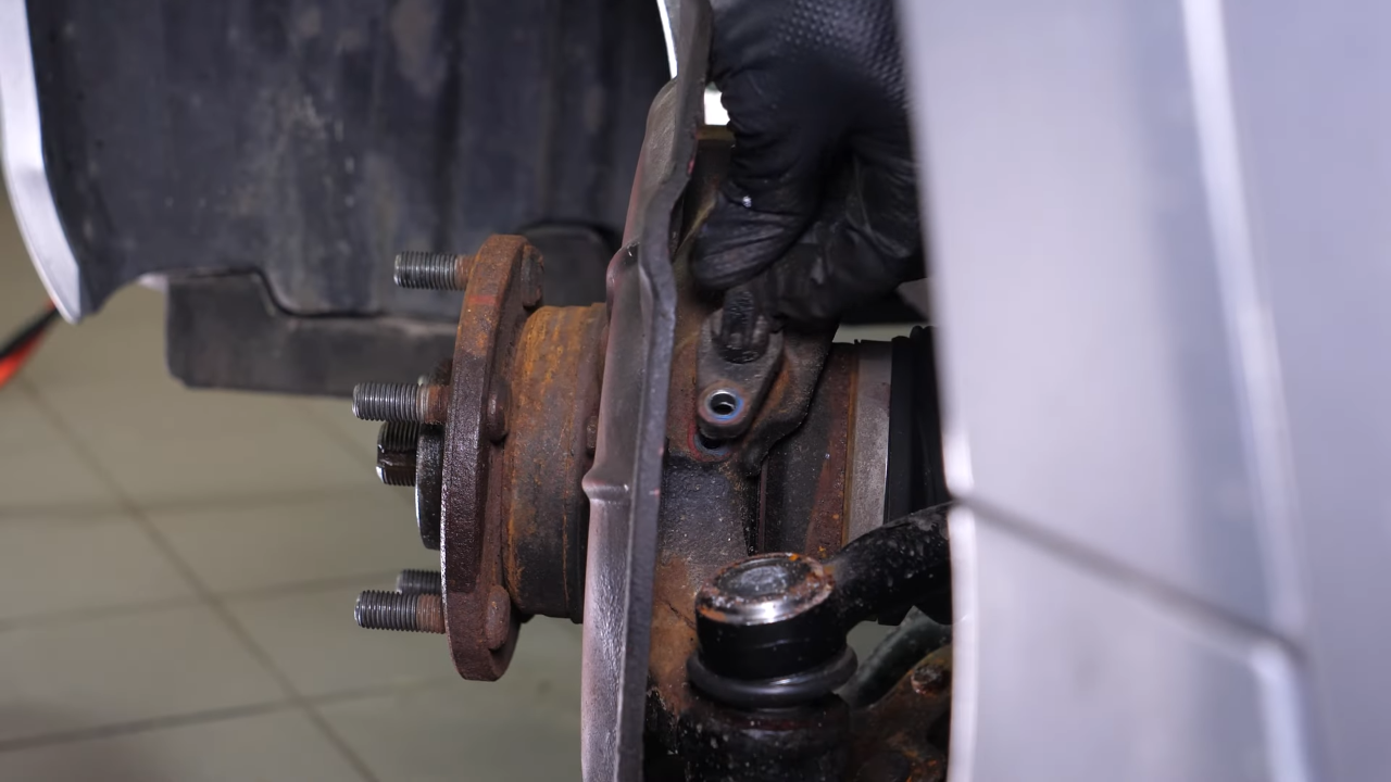 Remove the ABS sensor