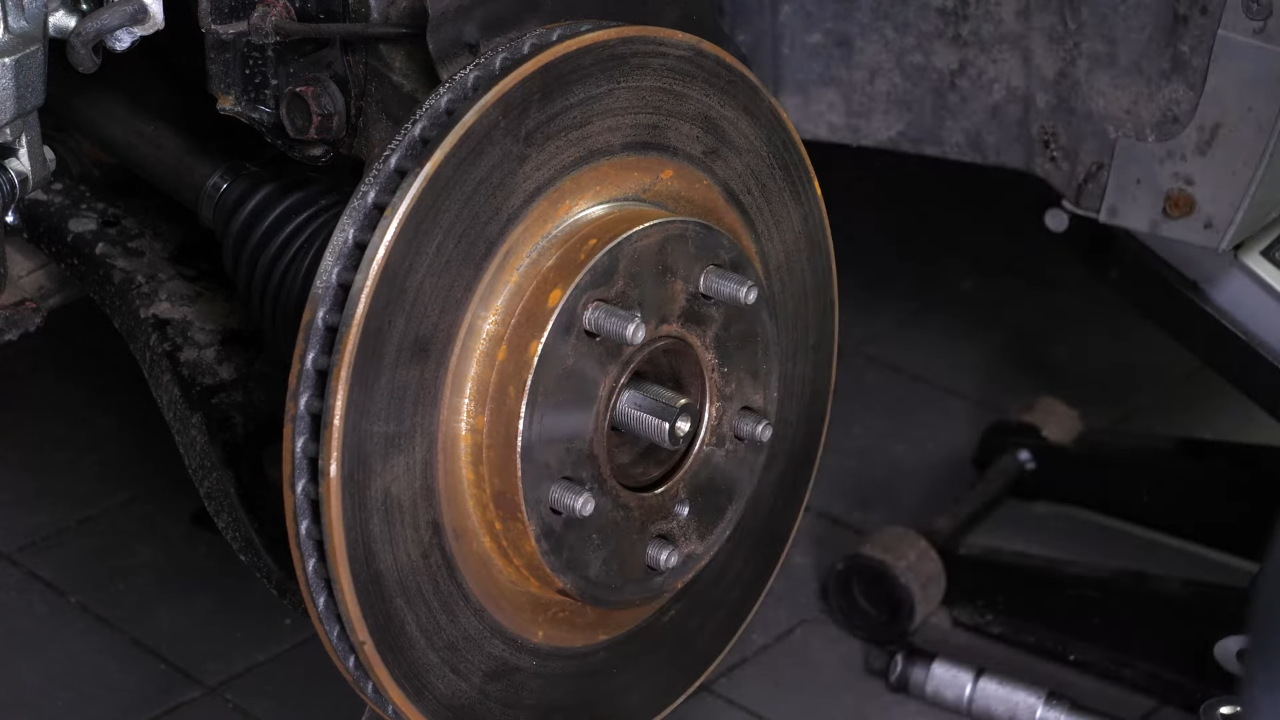 Put the caliper assembly back