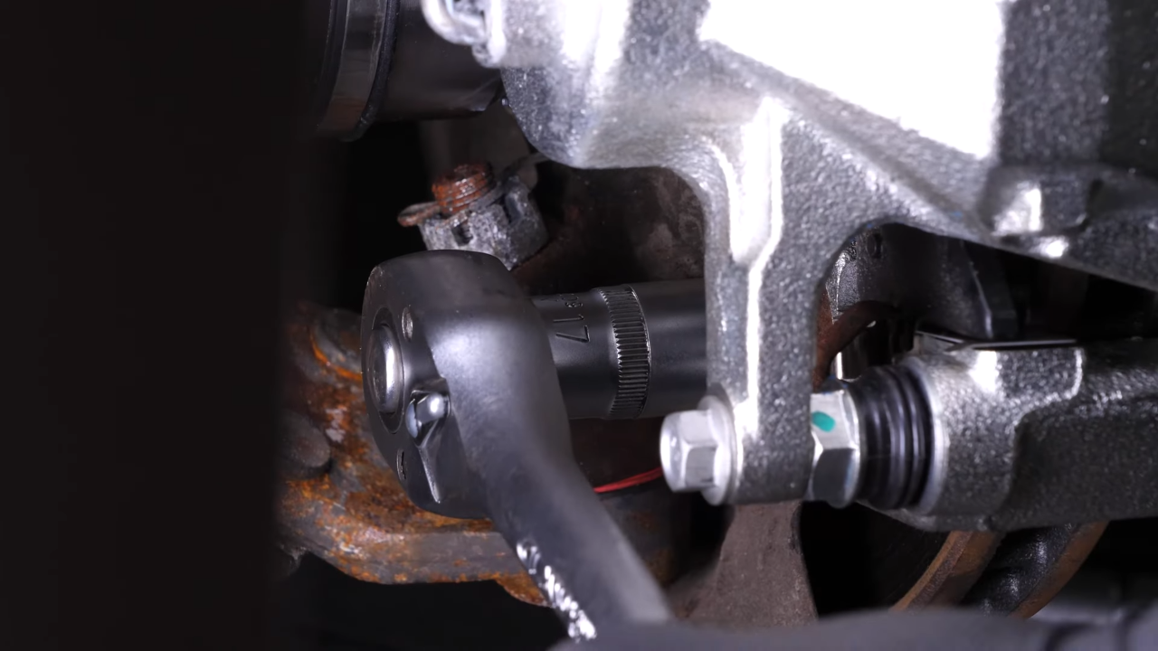 Put the caliper assembly back