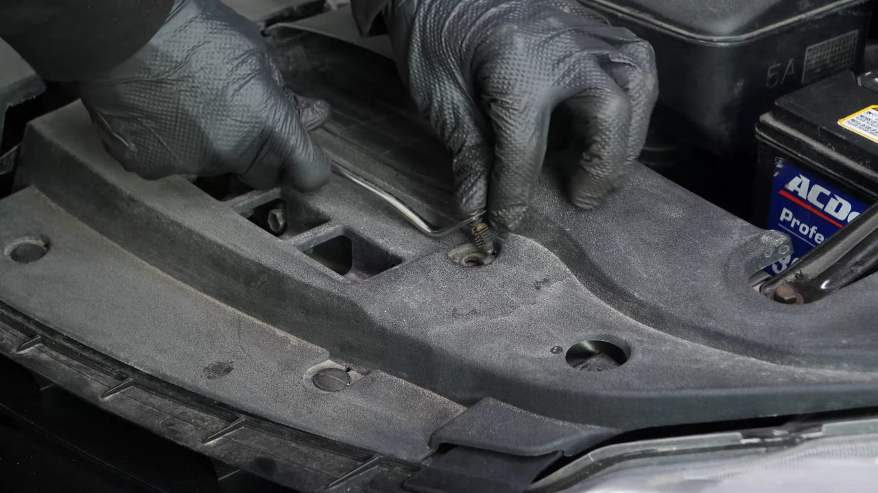 Remove the radiator cover
