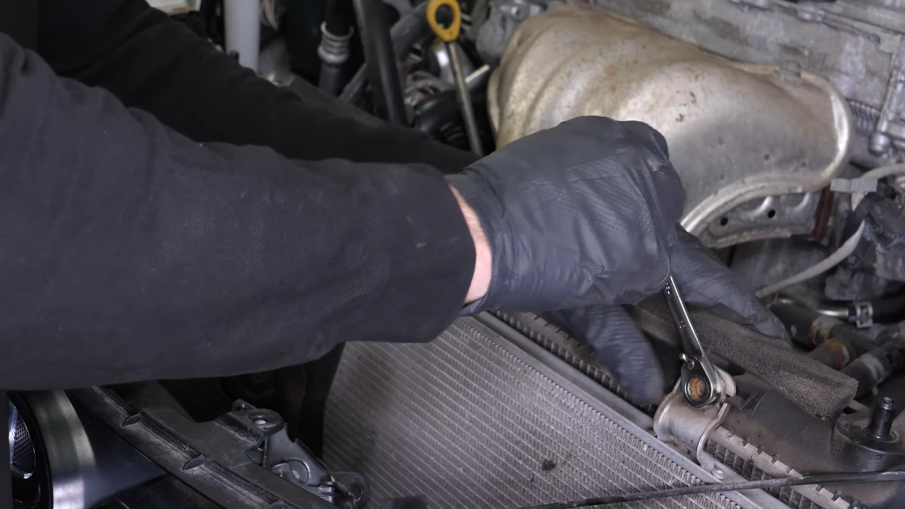 Remove the radiator