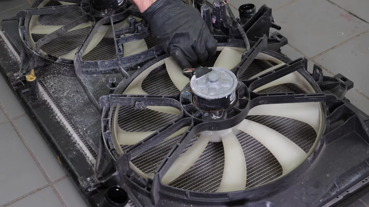 Remove the fan assembly