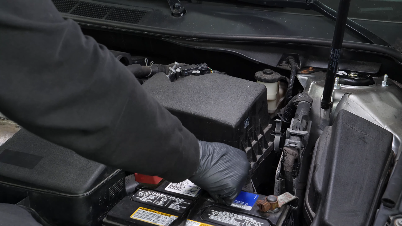 Access the air filter