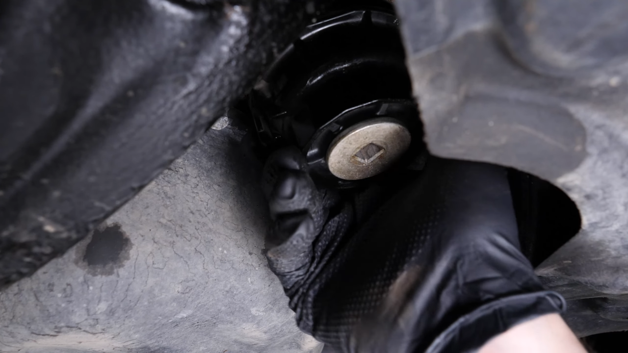 Reinstall the oil filter