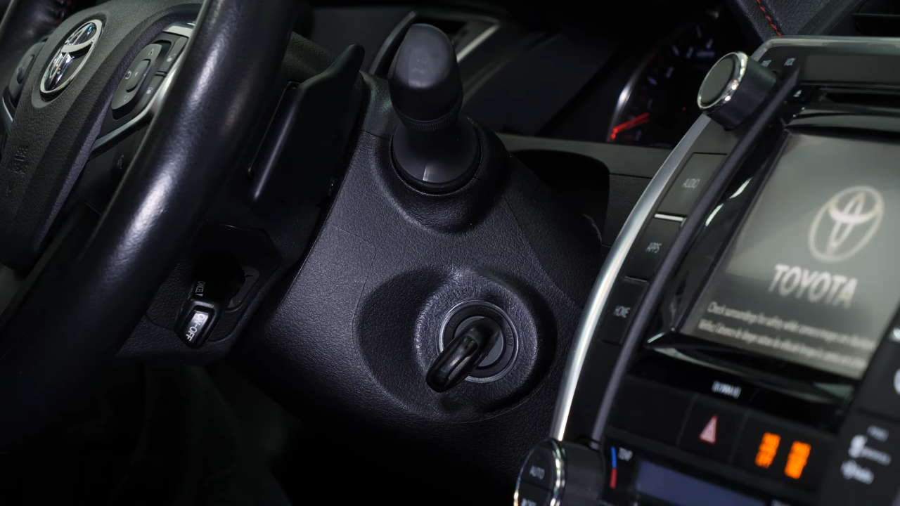 Turn off your vehicle's ignition