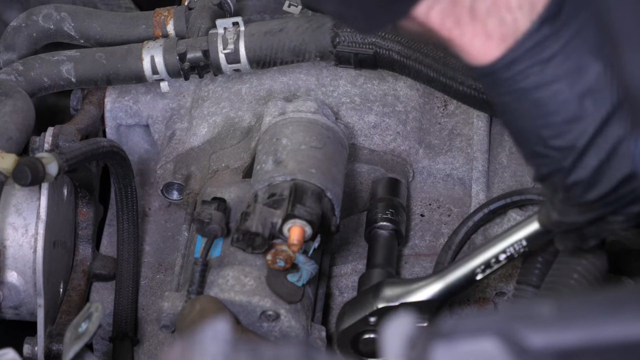 Disconnect the starter