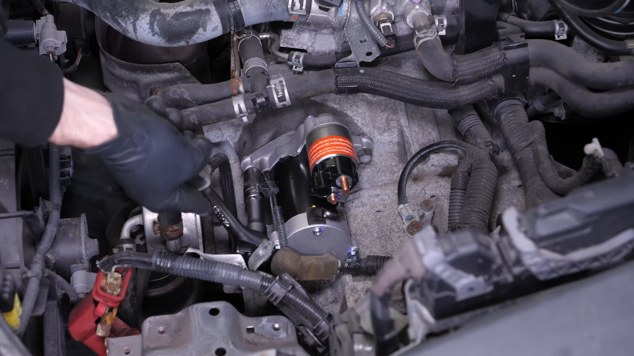 Install the new starter