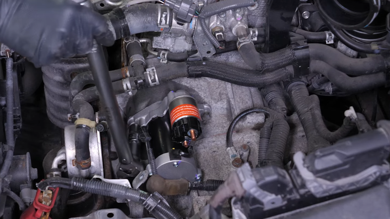 Install the new starter