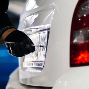 installing a license plate