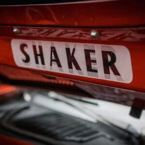 shaker hood close up