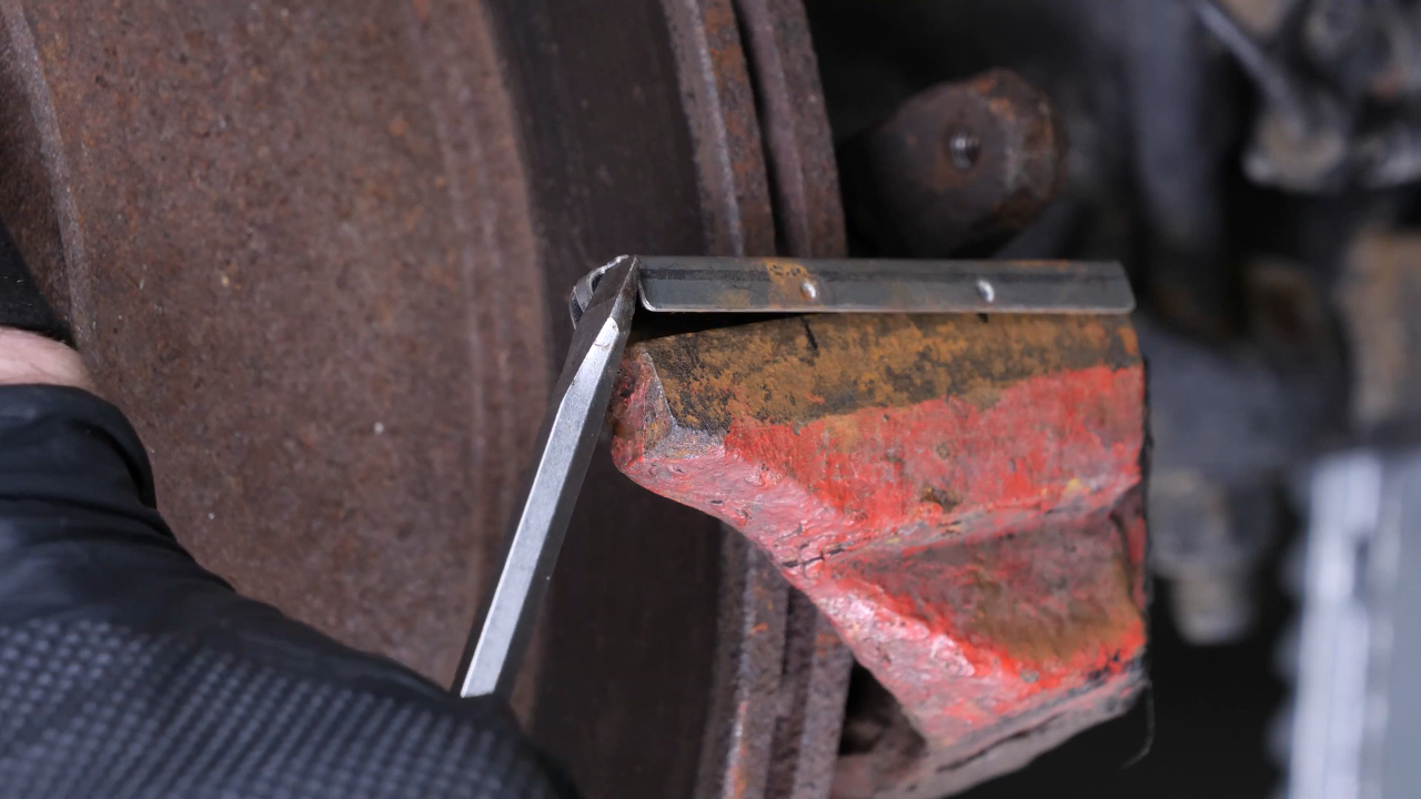 Remove the brake disc