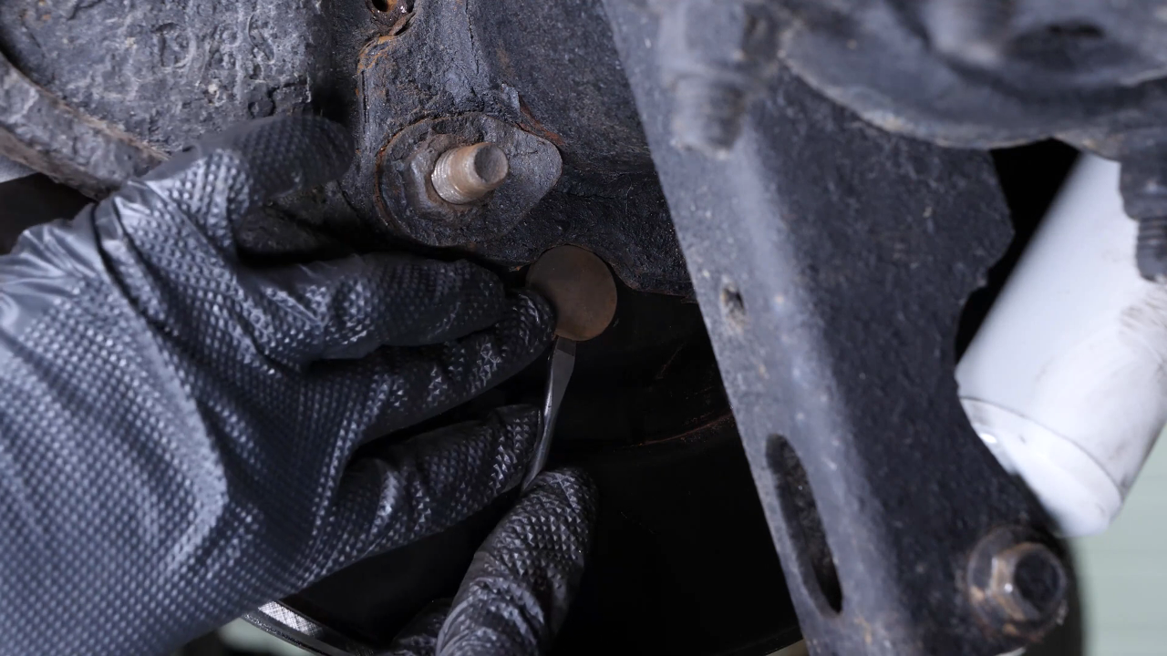 Remove the brake disc