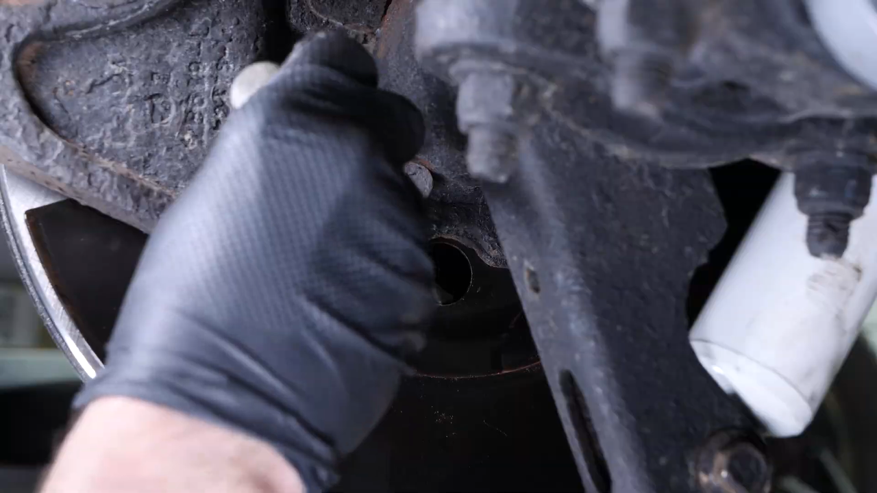 Remove the brake disc