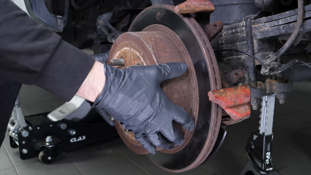 Remove the brake disc