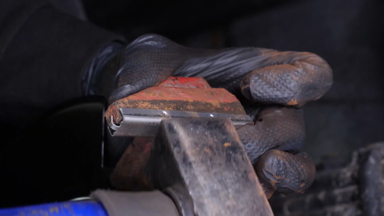 Prepare the new brake disc