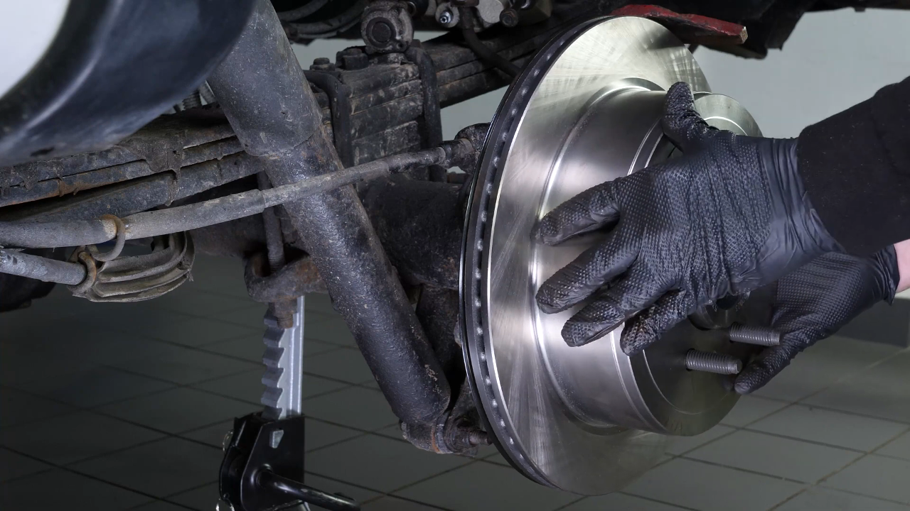 Place the new brake pads
