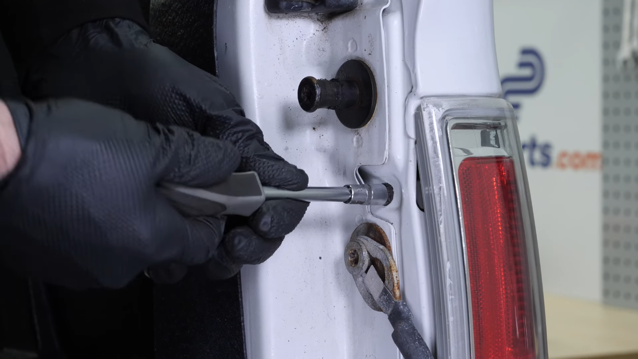 Take out the headlight assembly