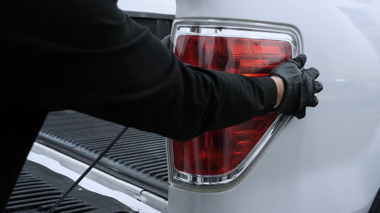 Take out the headlight assembly