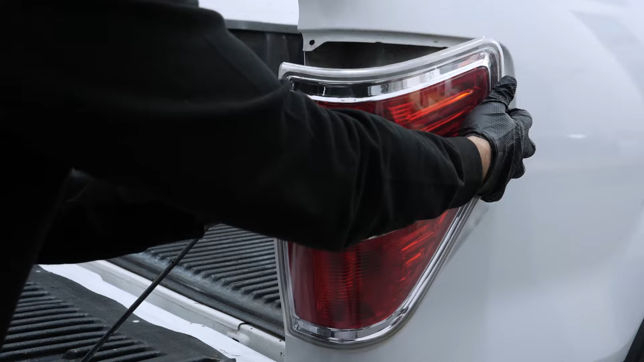 Take out the headlight assembly