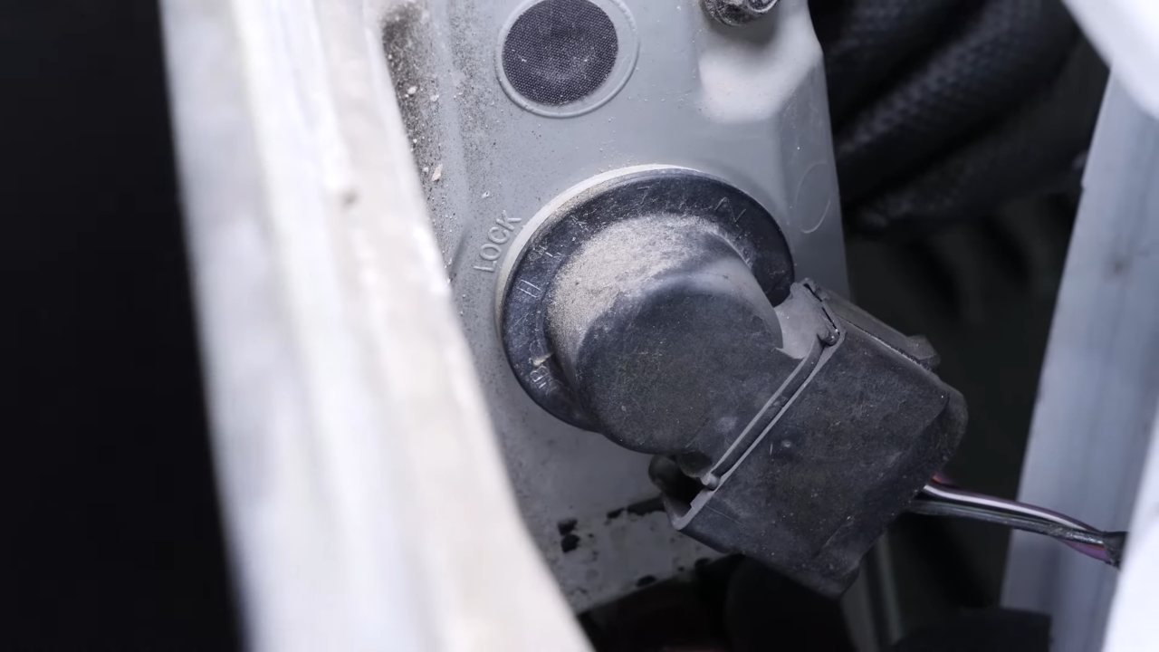 Take out the headlight assembly