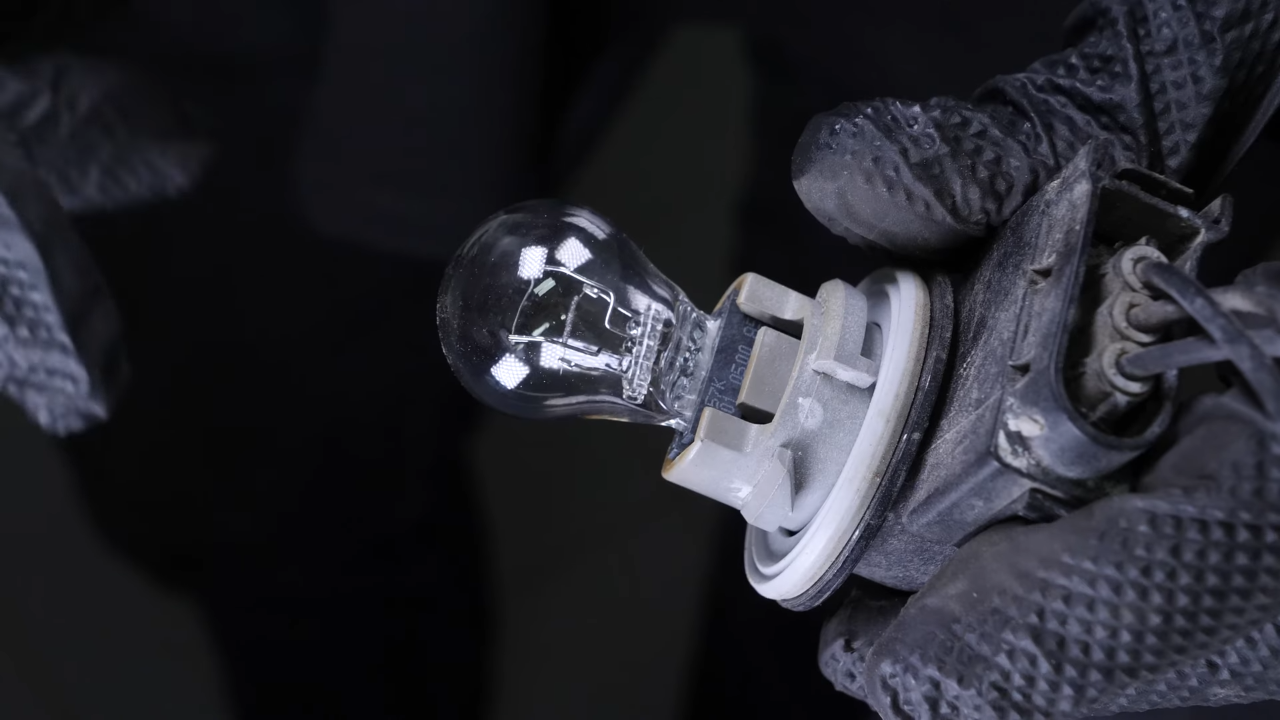 Replace the tail light bulbs