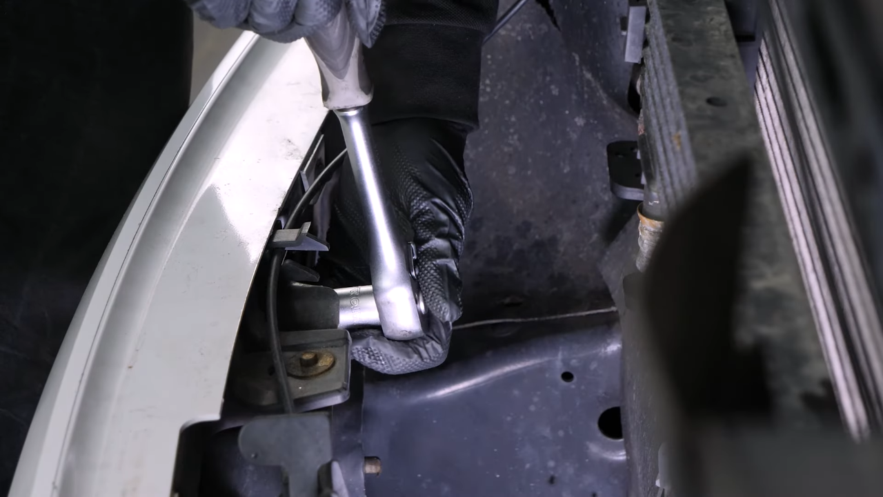loosen the bumper cover